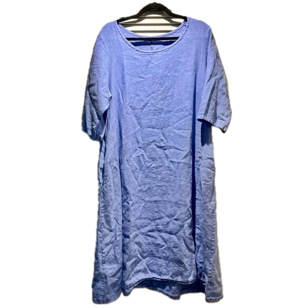 bryn Walker Light Blue Midi Dress